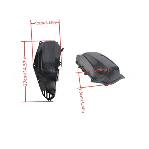 Couvercle de filtre à air pour <span class=keywords><strong>moto</strong></span>, adapté au boîtier de filtre à air modifié pour <span class=keywords><strong>moto</strong></span> Honda CLICK150, couvercle de filtre à air - Product Image 5