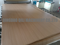 Machine de laminage automatique de panneaux MDF de 1850 mm avec film PVC, avec roulement et moteur