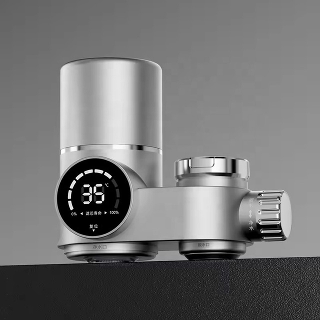 New Design Big Digital Display Faucet Mounted Water Purifier