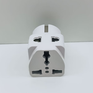 Ingelec Bộ Chuyển Đổi Phích Cắm Anh Sang Châu Âu Thanh Lịch 240V 10A 16A 2 Chân Tròn Bộ Chuyển Đổi Nguồn EU Phích Cắm Du Lịch Châu Âu - Product Image 2