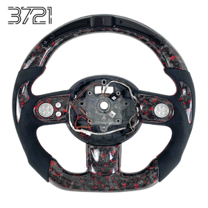 Volant intérieur en fibre de carbone forgée rouge LED pour Mini Cooper R56R55R57R58R59R60R61 JCW S One Countryman 2007-2014 - Product Image 1