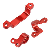 NICECNC Klem Panduan Selang Rem Sepeda Motor untuk Honda CRF 450R 450X 250R CRF450R CRF450X CRF250R 2010-2013 2012 Aksesori