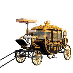 Charrette royale à prix de gros pour le tourisme, calèche royale électrique sans chevaux pour le tourisme et les mariages - Product Image 1