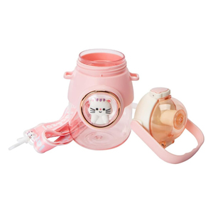 900ml Big Belly Straw <b>Cup</b> for Children <b>Large</b> Capacity Portable Plastic Water Bottle Direct Drinking Lid Camping Travel Sport - Product Image 3
