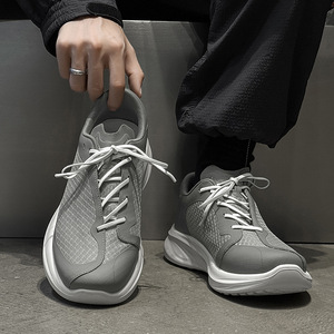 Chaussures de randonnée en mesh pour hommes, nouveau modèle automne 2026, légères, confortables, respirantes pour la randonnée, couleur orange, chaussures de marche décontractées - Product Image 3