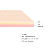 Kit de Práctica de Sutura de Silicona de 3 Capas con Maniquí para Educación Dental y Médica, Aprobado por CE, Entrenamiento Quirúrgico