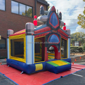 Castillo Inflable <span class=keywords><strong>Retro</strong></span> para Juegos, Diseño de Control y Auriculares de Videojuegos para Niños, Ideal para <span class=keywords><strong>Alquiler</strong></span> en Fiestas - Product Image 5