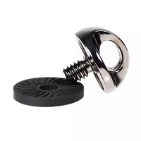 Roestvrijstalen 1/4 "-20 Verborgen Gipsplaat Metalen Karteling Statief Sleuf Badkamer Lange Vaste Basis D Ring Cameraschroef