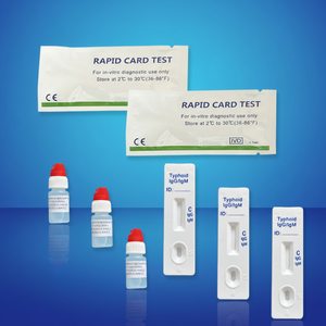 Kit de test manuel DEEPBLUE certifié CE pour la <span class=keywords><strong>typhoïde</strong></span> (IgG/IgM) sur sang total, sérum, plasma – Diagnostic rapide en 15 min – Cassette plastique – Durée de conservation 2 ans - Product Image 4