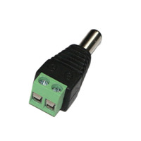 Connecteur d'alimentation femelle DC 5,5*2,1 mm, adaptateur de borne à vis 12V DC, prise jack pour caméra de sécurité CCTV, bande lumineuse LED
