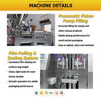 Machine d'emballage de bâton liquide à grande vitesse, boîte de sac de sirop contre la toux de sirop de fructose emballage multifonctionnel