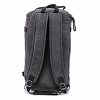 Sac de Selle Moto Vintage Étanche Grande Capacité en Toile – Organisateur de Coffre, Sac de Voyage, Sac à Dos