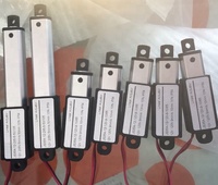 Actionneur linéaire électrique télescopique compact JUNESUN 12V IP54, mini actionneur servo linéaire