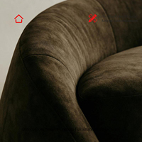 Canapé sectionnel moderne en tissu avec éponge haute résilience, confortable, en forme de L, pour salon, maison, appartement, hôtel, meubles