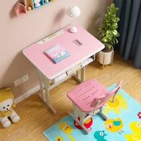 Ensemble de bureau et de chaises pour enfants d'étude moderne à prix abordable ensemble table d'étude et chaises