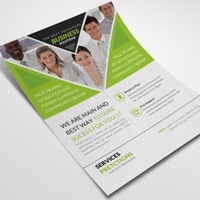 Design personnalisé de flyer de publicité d'entreprise format A4 A5 A6 avec logo client pour les entreprises