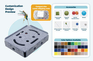 कारखाने अनुकूलन पर्यावरण के अनुकूल इंटरैक्टिव बिल्ली खिलौने बिल्ली के साथ बिल्ली के मज़ा और व्यायाम इनडोर खेल के लिए - Product Image 4