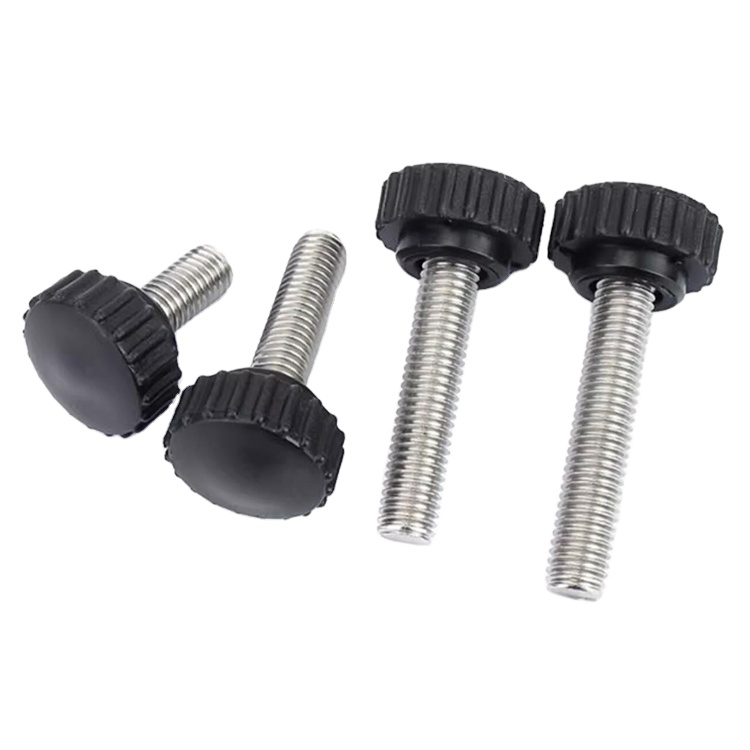 Perillas Sujeción M8 10 Tuercas M8 Con Mango Estrella - Plástico Negro, Roscado Moleteado, Para Muebles Y Máquinas Tuercas Instalación Manual