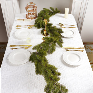 Guirlande de Noël artificielle Zongwang 270 cm, aiguilles de pin en soie, pour décorations de maison et de mariage - Product Image 2