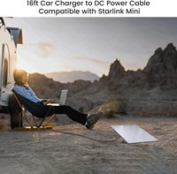 Starlink Mini 18AWG DC a encendedor de cigarrillos Cable de alimentación Starlink Mini accesorios fuente de alimentación para camiones autobuses barcos impermeable