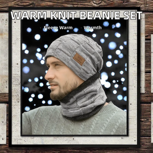 Conjunto de Gorro y Bufanda de Invierno Trendle International, Tejido Cálido, Forro Polar Grueso, 100% Acrílico, para Viajes, Hombres y Mujeres - Product Image 2