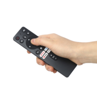 Télécommande vocale Ble pour Android TV Box - Contrôleur sans fil avec raccourcis Netflix, YouTube, Prime Video et fonction souris