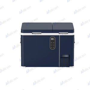 Compresseur universel 45W réfrigérateur de voiture double zone 12V/24V ABS congélateur de camion 35L/45L/55L réfrigérateurs de véhicule Type de machine à glaçons - Product Image 6