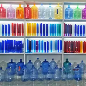 Botella de agua de plástico desechable de cuello roscado de fabricación china de bajo precio preforma de PET de 20 litros