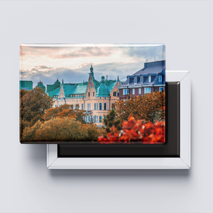 Cadeau promotionnel aimant de réfrigérateur en fer blanc de haute qualité, impression personnalisée sur mesure, thème <span class=keywords><strong>Finlande</strong></span>, photo, <span class=keywords><strong>voyage</strong></span>, tourisme - Product Image 4