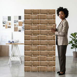 Vistaar Overseas Factory Lowest Price Ceramic Glazed Digital Wall Tiles 25x37.5 <b>Matt</b> Finish Elevation Design 10x15 250x375 - Product Image 1