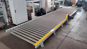 Güç döner otomatik motorlu stor palet pikap konveyör - Product Image 3