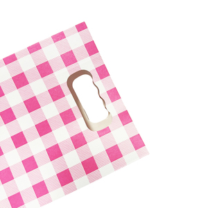 Bolsa de Papel 623179, Serie Rosa a Cuadros, para Fiestas, Celebraciones, Decoración, Uso Diario, <span class=keywords><strong>PartyMaker</strong></span> - Product Image 3