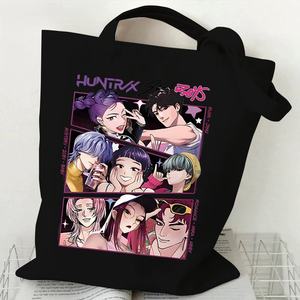 Bolsa de Lona de Moda para Estudiantes con Diseño de Anime, Estilo Ins, para Niñas, con Estampado de la Película Kpop Demon Hunters 2026 - Product Image 6