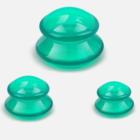 Nouvel ensemble de ventouses de massage sportives double style en silicone sous vide pour le corps