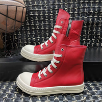 Chaussures de luxe de créateur de qualité supérieure 2026, nouvelles baskets décontractées Ricks pour femme, collection automne-hiver, chaussures montantes en promotion