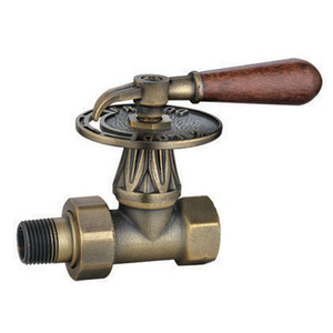 Robinet de purge de <span class=keywords><strong>radiateur</strong></span> manuel élégant pour usage domestique, contrôle du bois, solution de conception graphique Caldo Freddo - Product Image 2