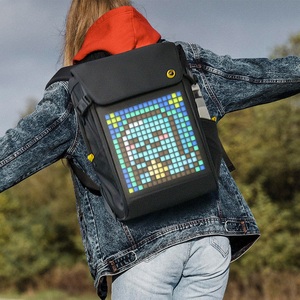 DIVOOM-mochila <span class=keywords><strong>Pixoo</strong></span> M para hombre y mujer, morral escolar impermeable de 13 pulgadas, bolsa para ordenador portátil, 16x16 RGB - Product Image 5