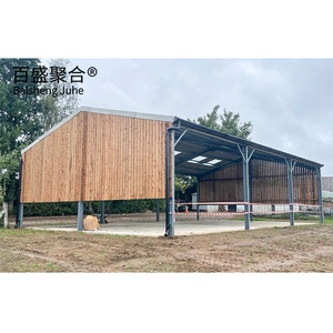 Fast Build Galvanized <strong>Prefabricated</strong> Cows Shed Cows Farm Steel Building - Product Image 3