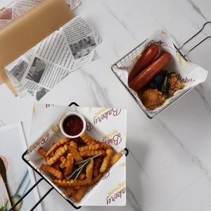 Custom Printed Eco-Friendly Burger Wrap | Food Grade PE Single-Side <b>Wrapping</b> <b>Paper</b> for Hamburger Cookie Bread | Supplier for - Product Image 2