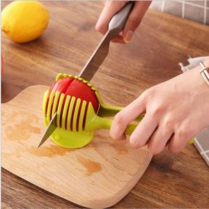 Tomato Slicers Cutter Holder Onion Fruit <b>Vegetable</b> Food Tong Orange Lemon Tomato Slicer - Product Image 5