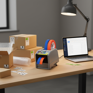 Macchina Automatica per Taglio Nastro Vevor 6-60mm, Dispenser Elettrico per Imballaggio e Uso Ufficio - Product Image 2