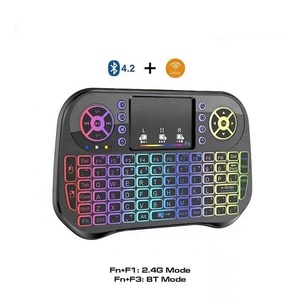 I10 New Arrival Fly Air chuột bàn phím không dây wechip 2.4 Gam BT kép mini điều khiển từ xa cho Smart TV box PC i10 - Product Image 6