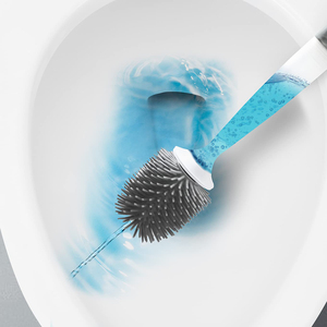 Mejor Nuevo Dispensador de Jabón para Baño, Cepillo de Silicona TPR, Cepillo de Limpieza para Inodoro - Product Image 2