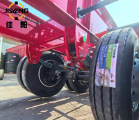 Semi-remorque porte-conteneurs économique 2026 en Shandong, semi-remorque plateau pour le transport de conteneurs aux États-Unis, porte-voitures multifonctionnel