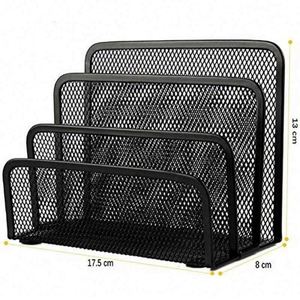 Wholesale High Quality Metal <b>Mesh</b> 3 Vertical Compartments Desk Mail Organizer Letter Holder - Product Image 3