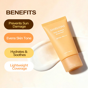 <span class=keywords><strong>Crema</strong></span> <span class=keywords><strong>Solare</strong></span> Vegana Naturale SPF50+ PA+++ con Glutatione e Niacinamide, <span class=keywords><strong>Protezione</strong></span> UV Idratante, Etichetta Privata all'Ingrosso - Product Image 2