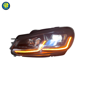 Faro Anteriore YU GUANG per Accessori Auto Volkswagen <span class=keywords><strong>2010</strong></span> 2012 VW <span class=keywords><strong>GOLF</strong></span> <span class=keywords><strong>6</strong></span> MK6 a <span class=keywords><strong>GOLF</strong></span> 7 MK7 con Lenti di Aggiornamento e Fanale a LED - Product Image 2