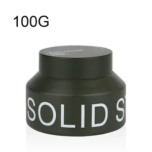 Custom 15M 30Ml 50Ml 100Ml Schuine Schouderglazen Pot Matzwarte Glazen Pot Met Mat Zwart Plastic Deksel