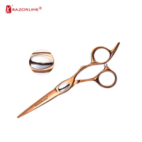 RK054 SUS 440A Ciseaux De Coupe De Cheveux En Acier Inoxydable Étudiant Ciseaux De Coiffeur Professionnels