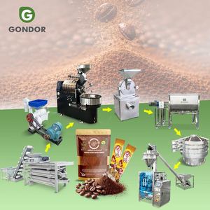 Planta de Procesamiento de Café Instantáneo en Polvo, Línea Completa Semiautomática, Máquina de Tostado y Molienda - Product Image 1